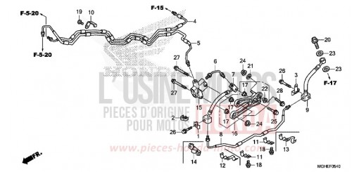 BRAKE HOSE VFR1200XE de 2014